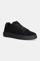 Semišové tenisky Calvin Klein Jeans CHUNKY CUPSOLE LOW SUEDE Planet friendly čierna YM0YM01121