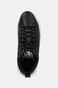 Calvin Klein Jeans sneakersy skórzane CHUNKY CUPSOLE CLEAN HIGH czarny YM0YM01120