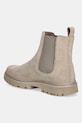 Obuwie Calvin Klein Jeans sztyblety skórzane EVA BOOT MID CHELSEA ICONIC DR YM0YM01080 beżowy