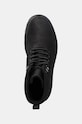 Calvin Klein Jeans pantofi din nubuc LUGGED LACEUP BOOT OXF HIKING NB negru YM0YM01076