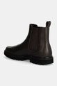 Scarpe Calvin Klein Jeans scarpe in pelle EVA BOOT MID CHELSEA UNIFORM DR YM0YM01072 marrone