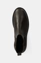 Calvin Klein Jeans ghete de piele EVA BOOT MID CHELSEA UNIFORM DR maro YM0YM01072