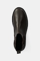 Kožené boty Calvin Klein Jeans EVA BOOT MID CHELSEA UNIFORM DR hnědá YM0YM01072