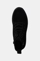 Шкіряні черевики Calvin Klein Jeans EVA BOOT MID LACEUP ICONIC DRESS чорний YM0YM01070