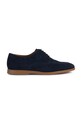 Geox pantofi de piele intoarsa U VENZONE A elegant bleumarin U3548A.00022.C4064