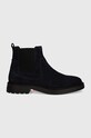 Замшеві черевики Tommy Hilfiger HILFIGER COMFORT LWT SUEDE CHEL FM0FM05104 темно-синій AW24