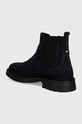 Încălțăminte Tommy Hilfiger botine din piele intoarsa HILFIGER COMFORT LWT SUEDE CHEL FM0FM05104 bleumarin