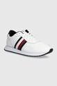 Tommy Hilfiger bőr sportcipő RUNNER EVO LTH MIX ESS bevonatos bőr fehér FM0FM05121
