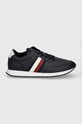 Tommy Hilfiger sneakersy skórzane RUNNER EVO LTH MIX ESS FM0FM05121 granatowy AW24