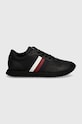 Шкіряні кросівки Tommy Hilfiger RUNNER EVO LTH MIX ESS FM0FM05121 чорний AW24