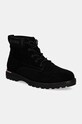 Tommy Hilfiger buty zamszowe CORPORATE OUTDOOR SUEDE BOOT skóra zamszowa czarny FM0FM05147