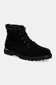 Tommy Hilfiger buty zamszowe CORPORATE OUTDOOR SUEDE BOOT skóra zamszowa czarny FM0FM05147