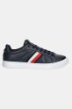 Tommy Hilfiger sneakers ICON COURT LTH STRIPES FM0FM05163 bleumarin AW24