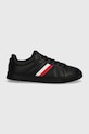 Tenisky Tommy Hilfiger ICON COURT LTH STRIPES FM0FM05163 čierna AW24