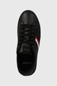 Tommy Hilfiger sneakers ICON COURT LTH STRIPES negru FM0FM05163