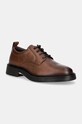 Kožené polobotky Tommy Hilfiger HILFIGER COMFORT LWT LTH SHOE přírodní kůže hnědá FM0FM05172