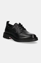 Kožené poltopánky Tommy Hilfiger HILFIGER COMFORT LWT LTH SHOE casual čierna FM0FM05172
