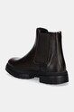 Obuwie Tommy Hilfiger sztyblety skórzane COMFORT TL TEXTURE LTH CHELSEA FM0FM05181 brązowy
