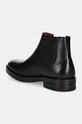 Obuwie Tommy Hilfiger sztyblety skórzane PREMIUM HILFIGER TL LTH CHELSEA FM0FM05185 czarny