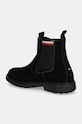 Încălțăminte Tommy Hilfiger botine din piele intoarsa HILIFGER OUTDOOR SUEDE CHELSEA FM0FM05191 negru
