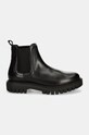 Шкіряні черевики Tommy Hilfiger CASUAL HILFIGER CHUNKY LTH CHELS FM0FM05197 чорний AW24