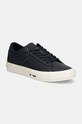 Шкіряні кросівки Tommy Hilfiger TH HI VULC STREET RWB LTH LOW низька темно-синій FM0FM05201