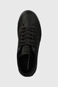Tommy Hilfiger sneakersy skórzane TH HI VULC STREET RWB LTH LOW czarny FM0FM05201