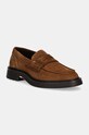 Semišové mokasíny Tommy Hilfiger HILFIGER COMFORT LWT SDE LOAFER casual hnedá FM0FM05263