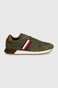 Tommy Hilfiger sneakersy RUNNER EVO MIX BLOCK FM0FM05298 zielony AW24