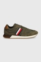 Tommy Hilfiger sneakersy RUNNER EVO MIX BLOCK FM0FM05298 zielony AW24