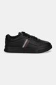 Αθλητικά Tommy Hilfiger SUPERCUP STRIPES TUMBLED LTH FM0FM05300 μαύρο NC24