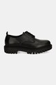 Tommy Hilfiger pantofi de piele CASUAL HILFIGER CHUNKY LTH SHOE FM0FM05301 negru AW24