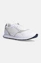 Sneakers boty Tommy Hilfiger RUNNER EVO SEASONAL MIX semišová kůže bílá FM0FM05305