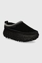 UGG papuci din piele Venture Daze Planet friendly negru 1154530.BBLC