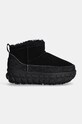Semišové sněhule UGG Venture Daze Ultra Mini 1158200.BBLC černá AW24