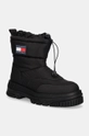 Snežke Tommy Jeans TJM SNOW BOOT Tekstil črna EM0EM01449