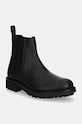 Calvin Klein sztyblety skórzane CHELSEA BOOT RUB skóra licowa czarny HM0HM01610