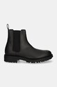Calvin Klein sztyblety skórzane CHELSEA BOOT RUB HM0HM01610 czarny AW24