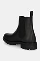 Încălțăminte Calvin Klein ghete chelsea de piele CHELSEA BOOT RUB HM0HM01610 negru