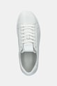 Δερμάτινα αθλητικά παπούτσια Calvin Klein LOW TOP LACE UP λευκό HM0HM01546