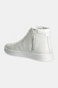 Обувки Кожени маратонки Calvin Klein HIGH TOP LACE UP HM0HM01547 бял