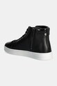 Obuv Kožené tenisky Calvin Klein HIGH TOP LACE UP HM0HM01547 čierna