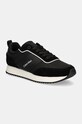 Αθλητικά Calvin Klein LOW TOP LACE UP MIX δέρμα σαμουά μαύρο HM0HM01554