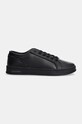 Calvin Klein sneakers din piele LOW TOP LACE UP PIPING HM0HM01588 negru NC24