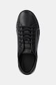Calvin Klein sneakers din piele LOW TOP LACE UP PIPING negru HM0HM01588