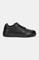 Calvin Klein sneakers din piele LOW TOP LACE UP BSKT LTH HM0HM01624 negru NC24
