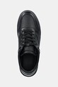 Calvin Klein sneakers din piele LOW TOP LACE UP BSKT LTH negru HM0HM01624