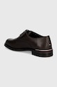 Obuća Kožne cipele Tommy Hilfiger CORE RWB HILFIGER TEXT LTH SHOE FM0FM05255 smeđa