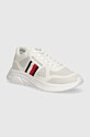 Sneakers boty Tommy Hilfiger MODERN RUNNER KNIT EVO ESS Planet friendly bílá FM0FM05245