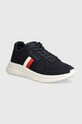 Tommy Hilfiger sneakersy MODERN RUNNER KNIT EVO ESS Planet friendly granatowy FM0FM05245